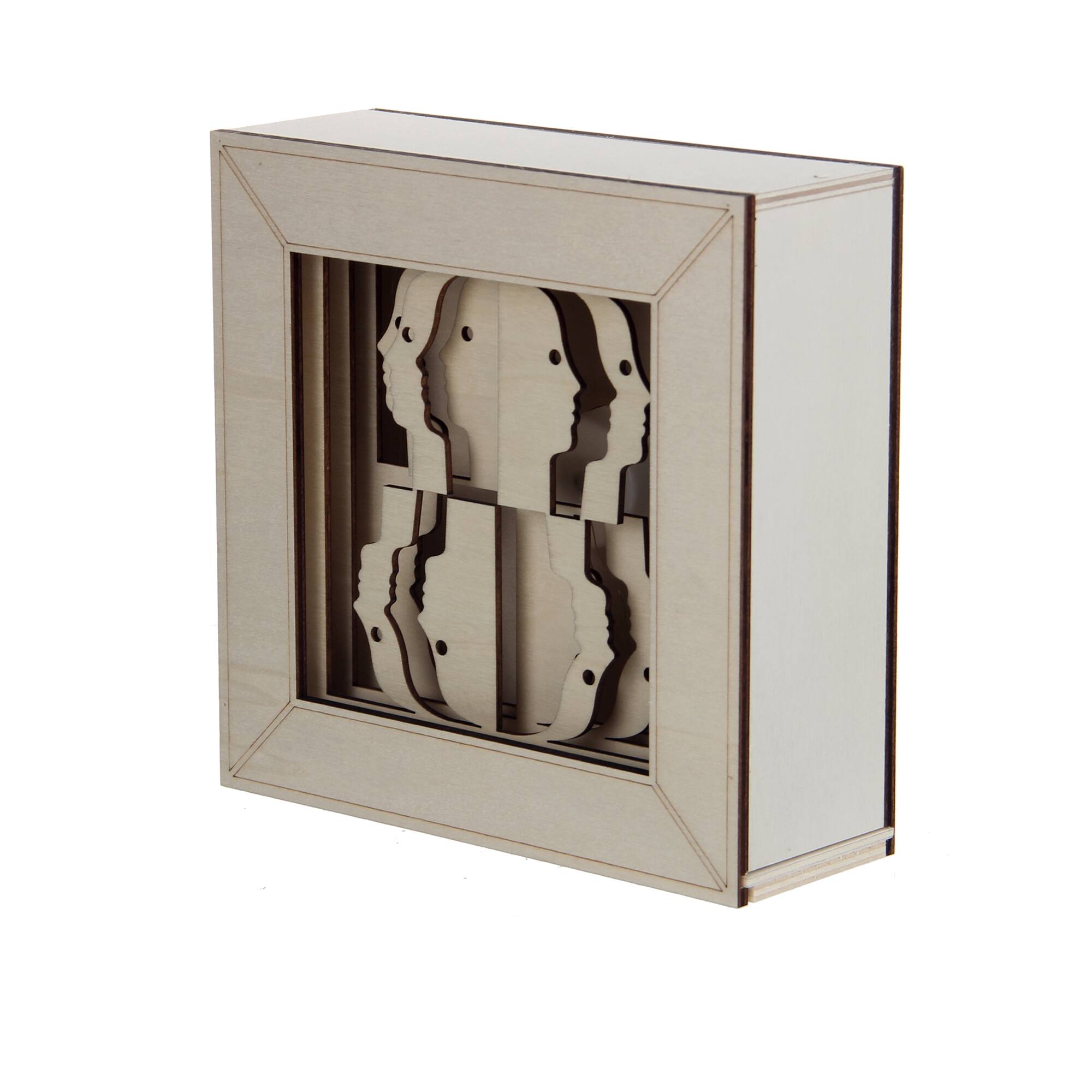 Jonathan Adler x Michaels 7" Atlas Faces DIY LED Shadow Box Décor